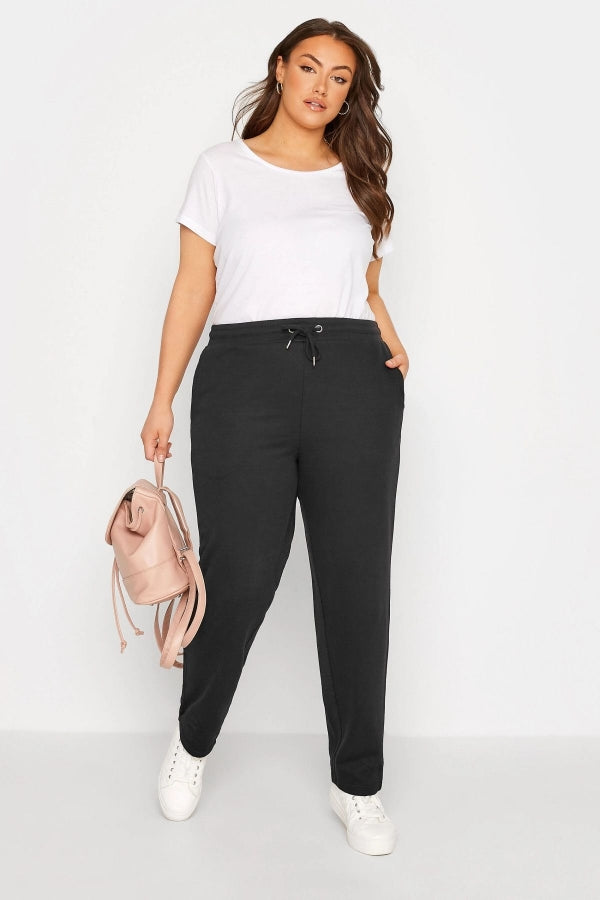 Büyük Beden Beli Lastikli ve Büzgülü Cepli Boru Paça Eşofman Altı 142694 Vervegrand