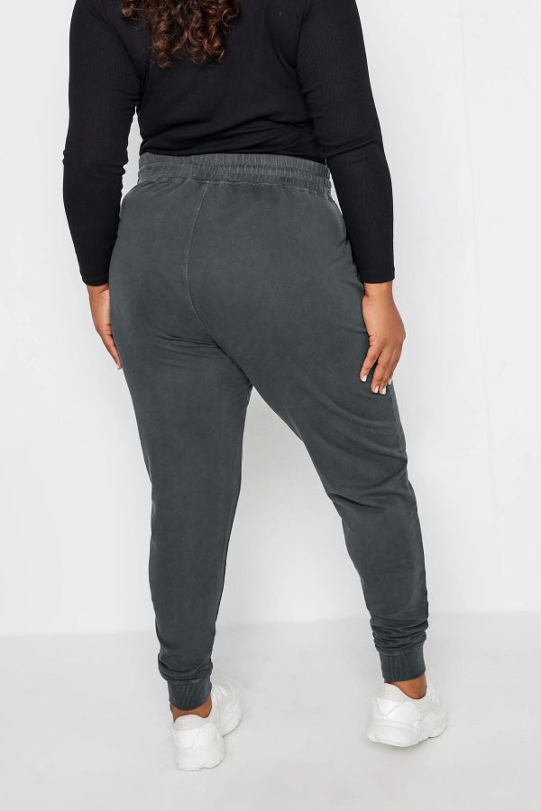 Büyük Beden Beli ve Paçası Lastikli Cepli Kargo Jogger Pantolon 302589 Vervegrand