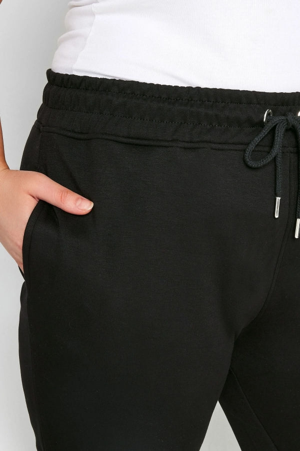 Büyük Beden Beli Ve Paçası Lastikli Dar Paça Jogger Pantolon 303013 Vervegrand