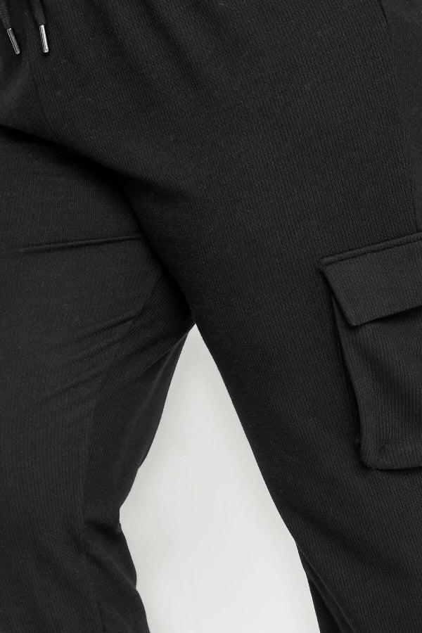 Büyük Beden Paçası Lastikli Beli Bağcıklı Cepli Jogger Pantolon 302751 Vervegrand