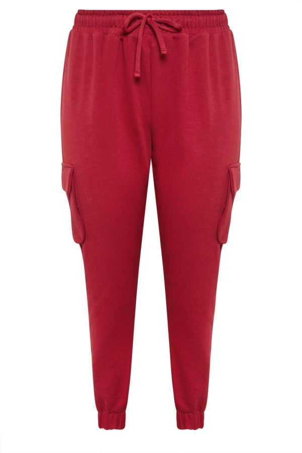 Büyük Beden Paçası Lastikli Cep Detaylı Kargo Jogger Pantolon 302771 Vervegrand