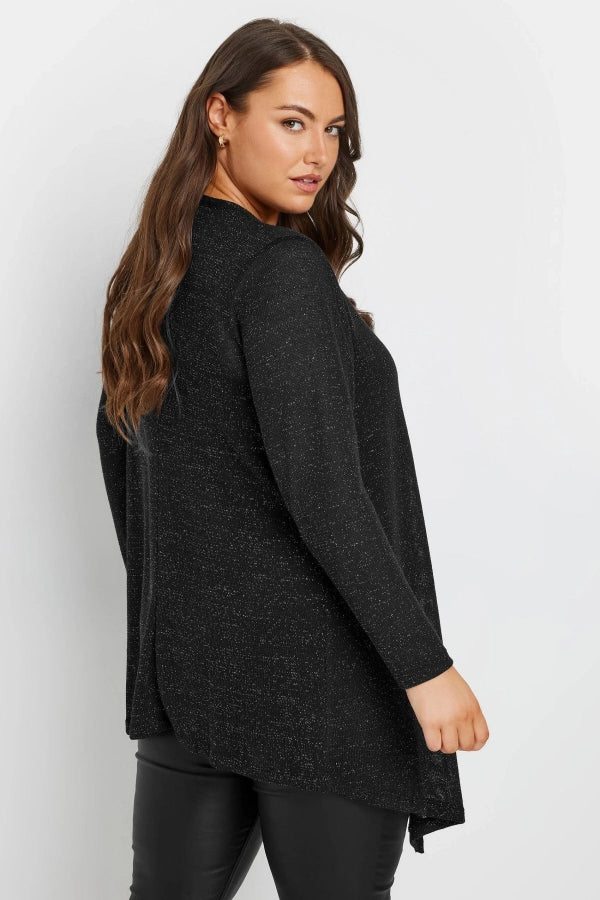 Büyük Beden Önü Kapamasız Uzun Kollu İnce Mevsimlik Hırka 303641 Vervegrand