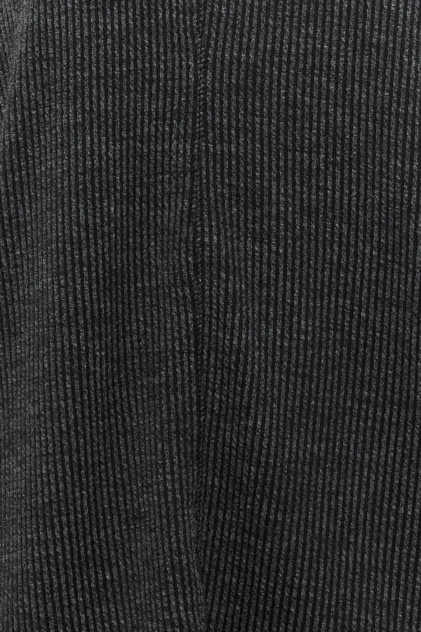 Büyük Beden Bisiklet Yaka Önü Dikiş Detaylı Uzun Kollu Bluz 301415 Vervegrand