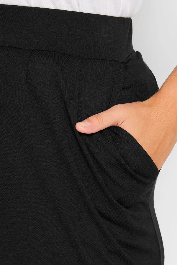 Büyük Beden Cepli Beli Lastikli Likralı Dar Paça Streç Pantolon 103369 Vervegrand