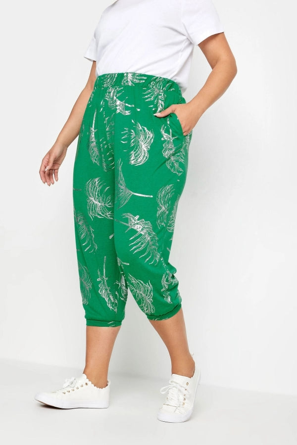 Büyük Beden Paçası ve Beli Lastik Detaylı Cepli Jogger Pantolon 303212 Vervegrand