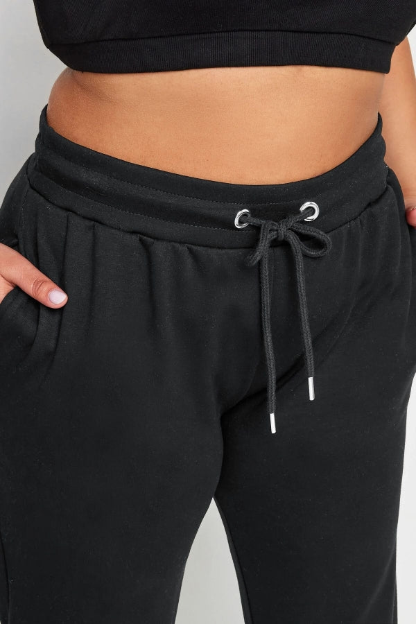 Büyük Beden Beli Lastikli Cepli Düz Paça Jogger Pantolon 303170 Vervegrand