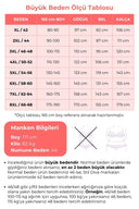 Büyük Beden Önü Kapamalı Cepli Uzun Kollu Peluş Mont 301815