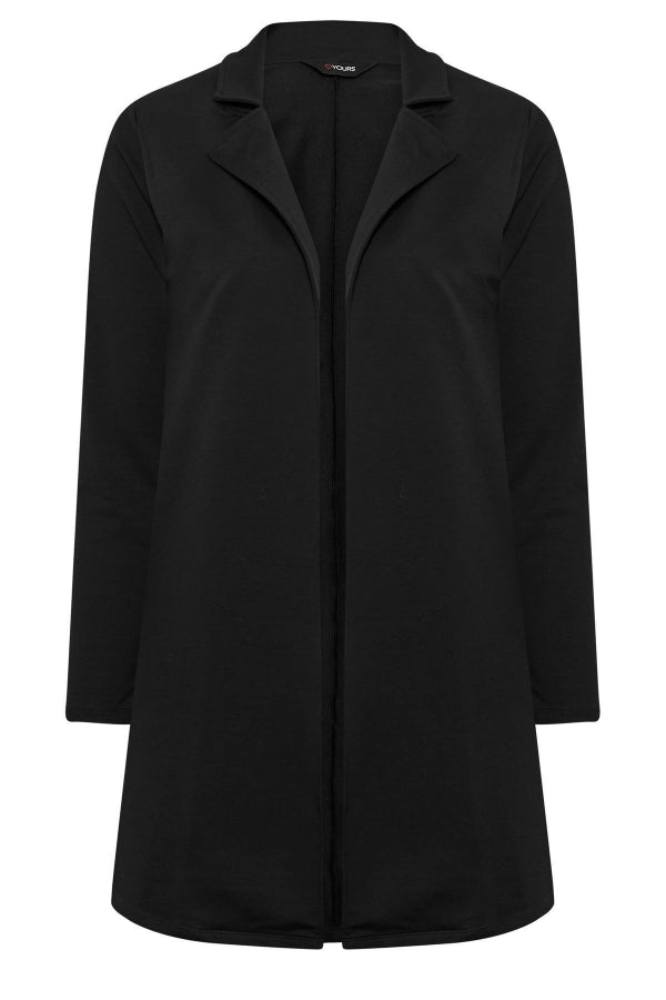 Büyük Beden Cepli Uzun Kollu Düğmesiz İnce Blazer Ceket 301320 Vervegrand