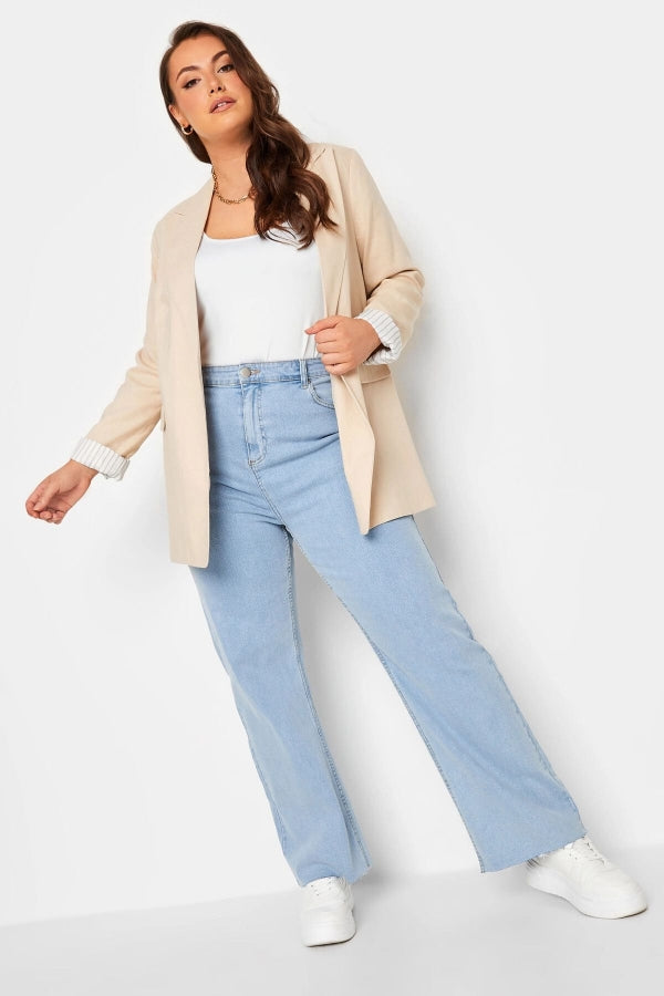 Büyük Beden İp Askılı Saten Görünümlü Dekolte Yaka Bluz 302242 Vervegrand