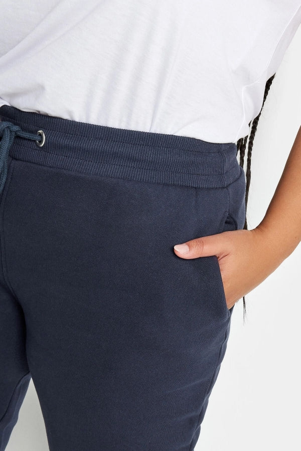 Büyük Beden Beli Ve Paçası Lastikli Dar Paça Jogger Eşofman Altı 302753 Vervegrand