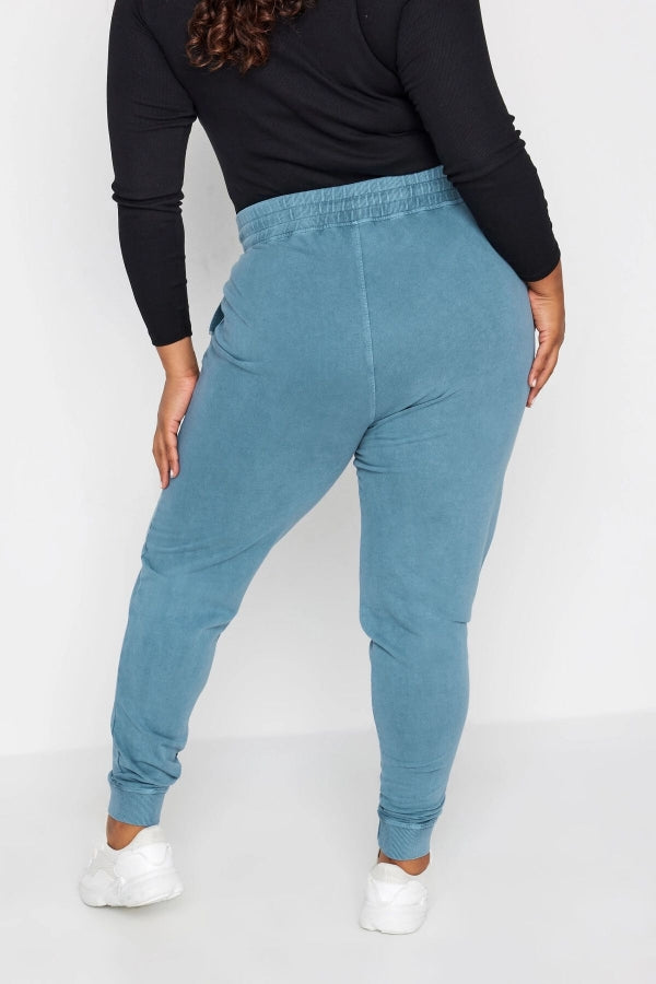 Büyük Beden Beli ve Paçası Lastikli Cepli Kargo Jogger Pantolon 302590 Vervegrand