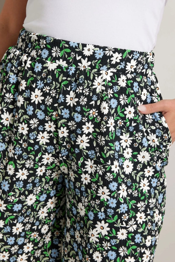 Büyük Beden Beli Lastikli Desenli Bol Kesim Likralı Cepli Şort 145288 Vervegrand