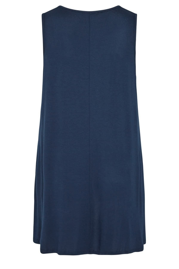 Büyük Beden Bisiklet Yaka Kısa Kollu Arkası Uzun Desenli Bluz 302255 Vervegrand