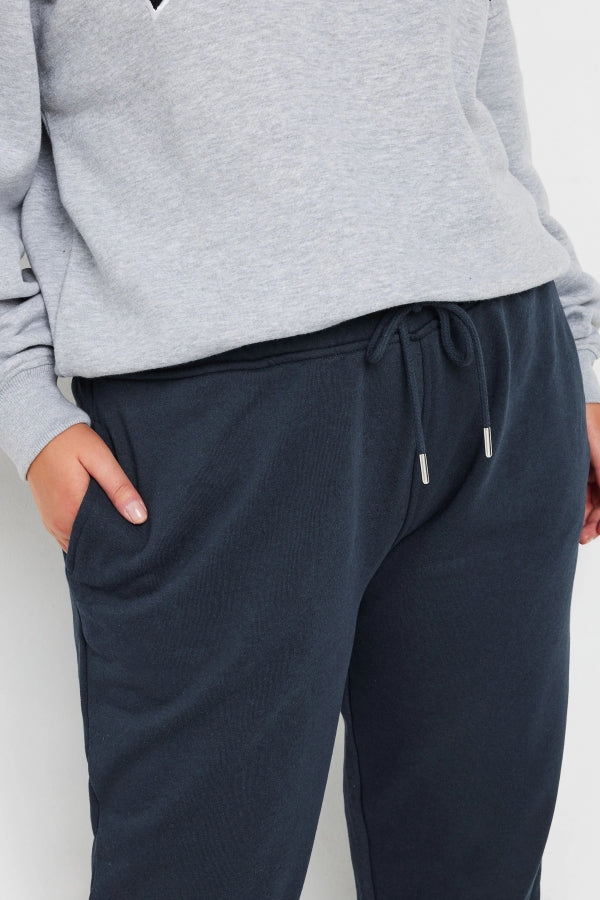 Büyük Beden Beli Ve Paçası Lastikli Dar Paça Cepli Jogger Eşofman Altı 303172 Vervegrand
