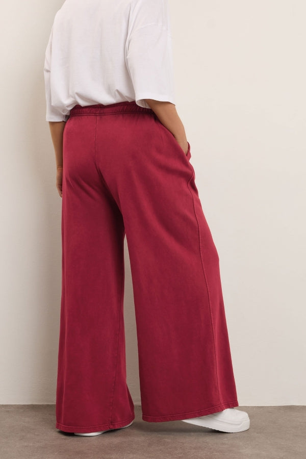 Büyük Beden Cepli Beli Lastikli İpli Geniş Paçalı Eşofman Altı 304052 Vervegrand