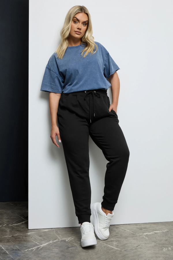 Büyük Beden Beli ve Paçası Lastikli Cepli Eşofman Altı 126107 Vervegrand