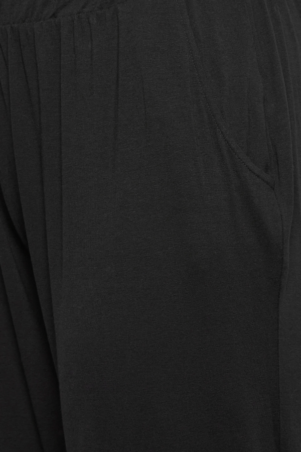 Büyük Beden Paçası ve Beli Lastikli Cepli İnce Pantolon 143299 Vervegrand