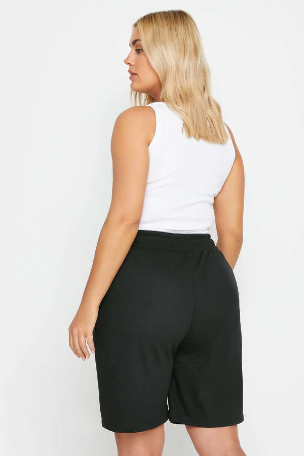 Büyük Beden Cepli Beli Büzgülü Bol Kesim Jogger Şort 124734 Vervegrand