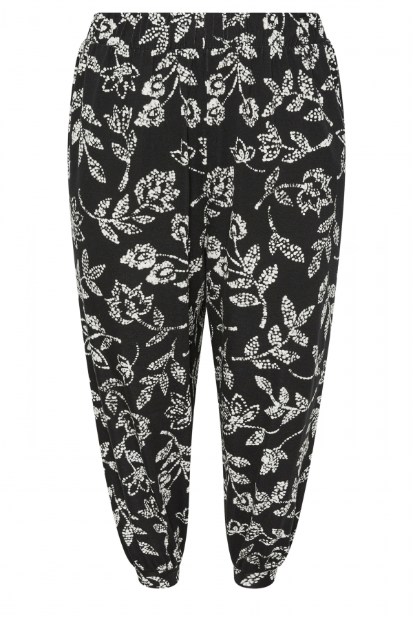 Büyük Beden Paçası ve Beli Lastik Detaylı Cepli Jogger Pantolon 145095 Vervegrand