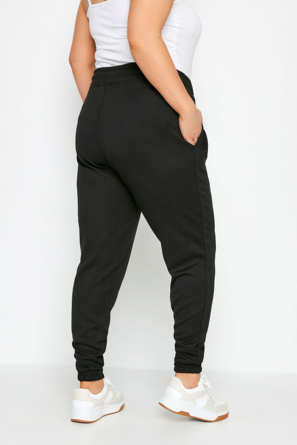 Büyük Beden Beli Ve Paçası Lastikli Dar Paça Jogger Pantolon 303013 Vervegrand