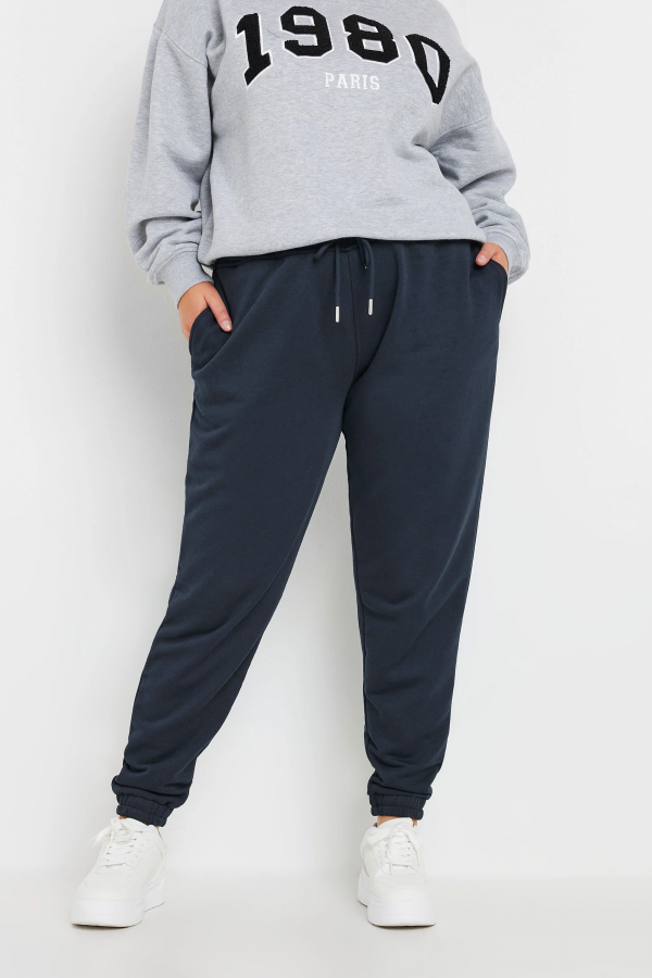 Büyük Beden Beli Ve Paçası Lastikli Dar Paça Cepli Jogger Eşofman Altı 303172 Vervegrand