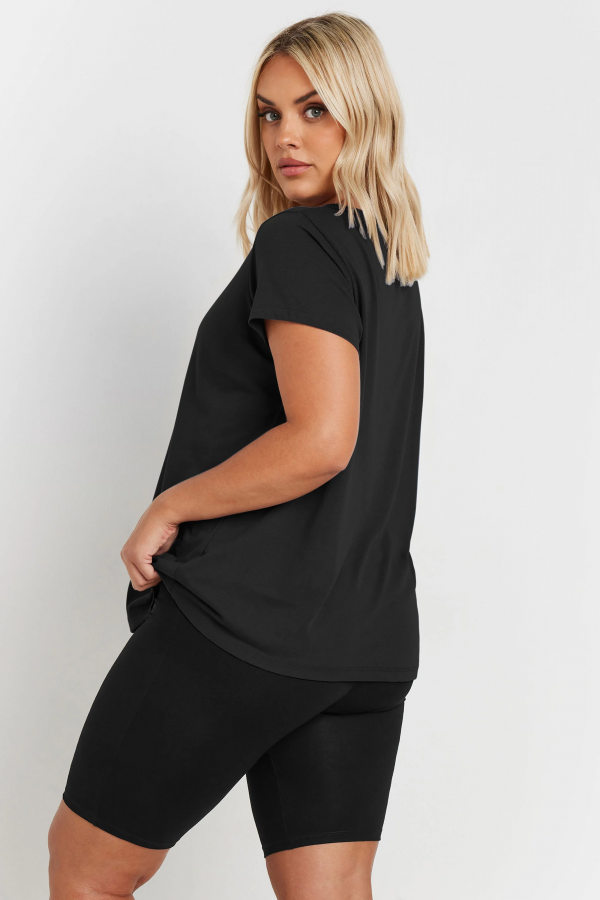 Büyük Beden Yumuşak Dokulu Toparlayıcı Kısa Kesim Bisiklet Şortu 054967 Vervegrand