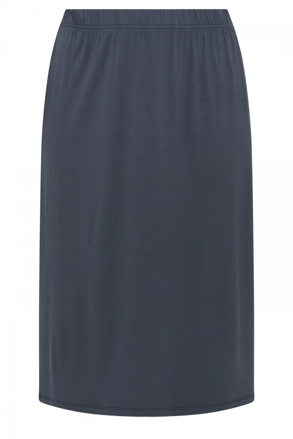 Büyük Beden Beli Lastikli Rahat Kalıp Midi Boy Etek 160301 Vervegrand