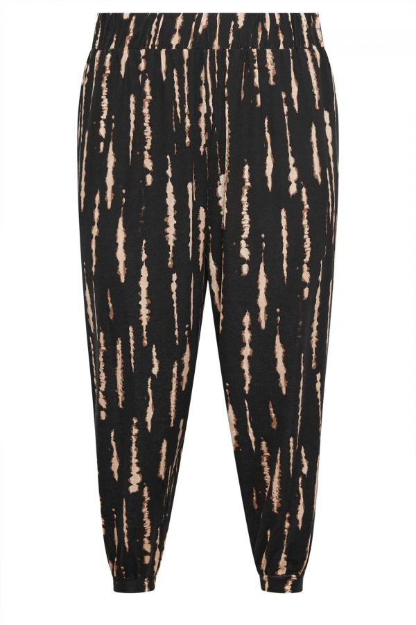 Büyük Beden Paçası Lastikli Likralı Esnek Kumaş Pantolon 145047 Vervegrand