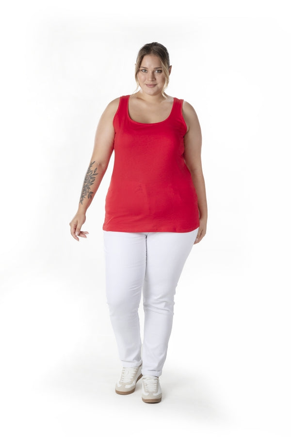 Büyük Beden Sıfır Kol Basic Atlet 1097164 Vervegrand