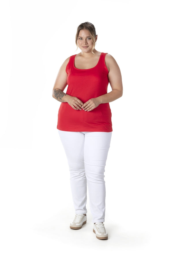 Büyük Beden Sıfır Kol Basic Atlet 1097164 Vervegrand