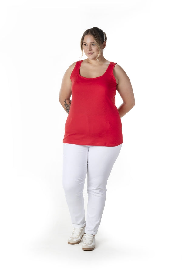 Büyük Beden Sıfır Kol Basic Atlet 1097164 Vervegrand