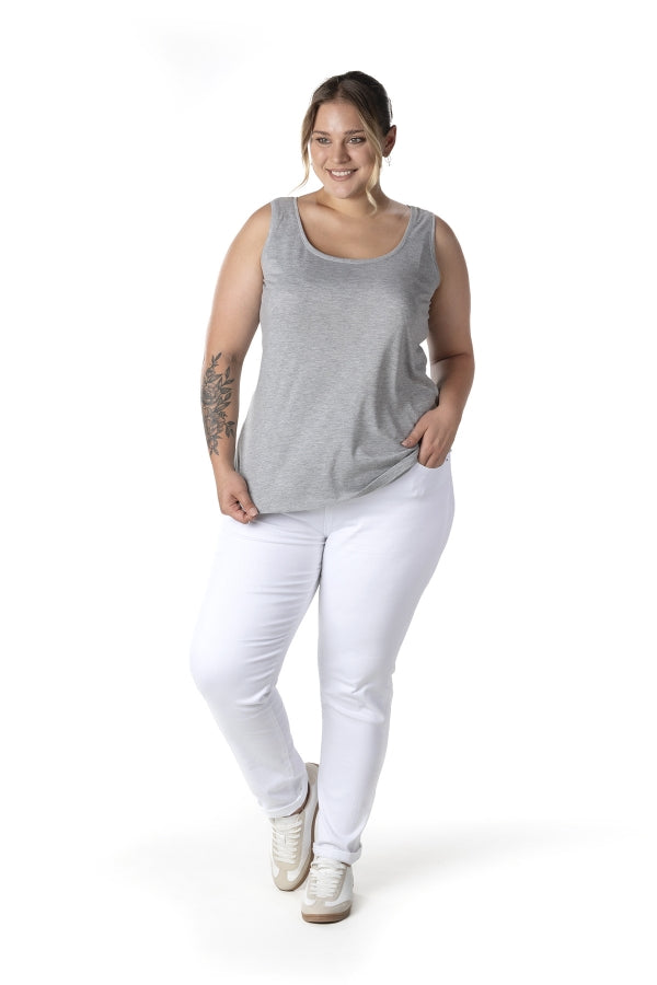 Büyük Beden Sıfır Kol Basic Atlet 1097164 Vervegrand