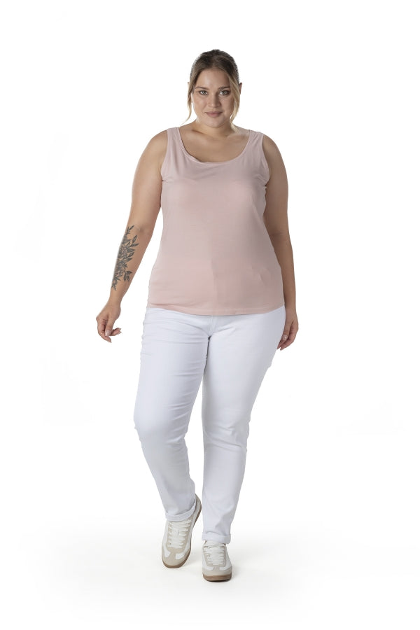 Büyük Beden Sıfır Kol Basic Atlet 1097164 Vervegrand