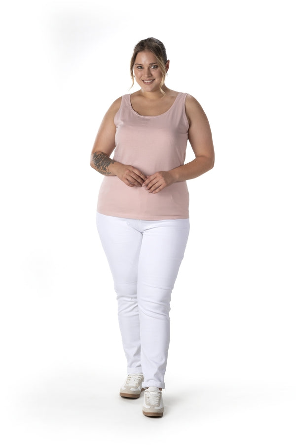 Büyük Beden Sıfır Kol Basic Atlet 1097164 Vervegrand