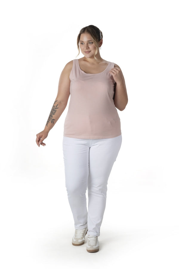 Büyük Beden Sıfır Kol Basic Atlet 1097164 Vervegrand