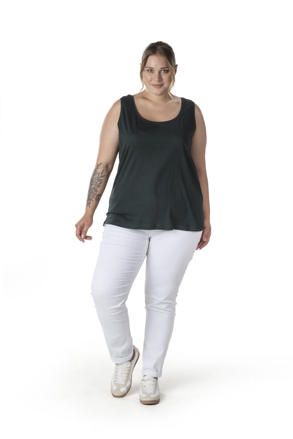 Büyük Beden Sıfır Kol Basic Atlet 1097164 Vervegrand