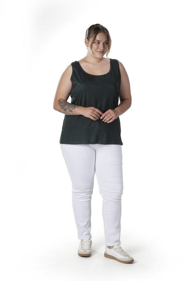 Büyük Beden Sıfır Kol Basic Atlet 1097164 Vervegrand