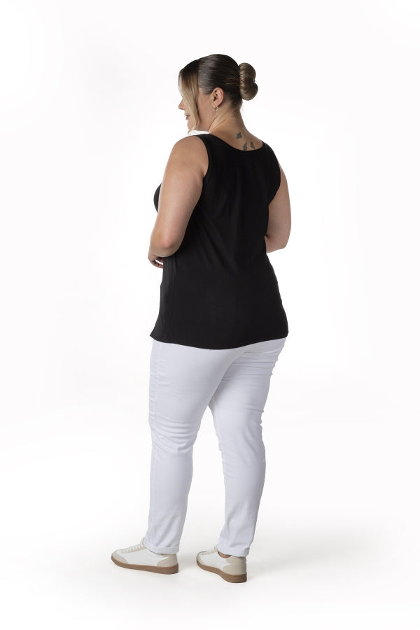 Büyük Beden Sıfır Kol Basic Atlet 1097164 Vervegrand