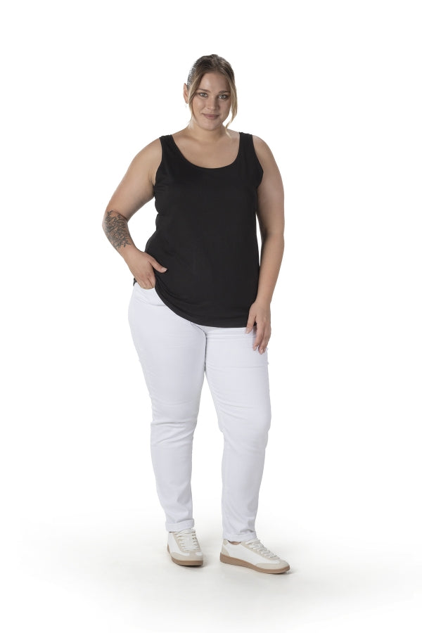 Büyük Beden Sıfır Kol Basic Atlet 1097164 Vervegrand