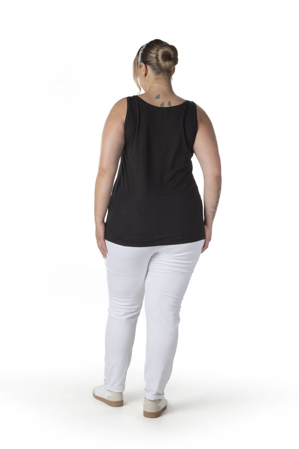 Büyük Beden Sıfır Kol Basic Atlet 1097164 Vervegrand