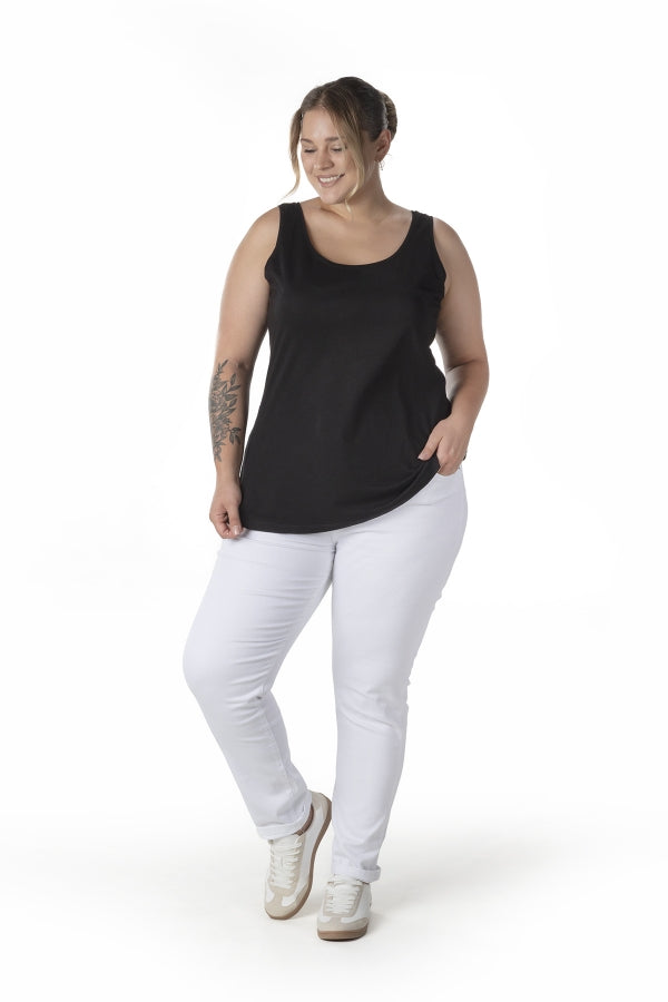 Büyük Beden Sıfır Kol Basic Atlet 1097164 Vervegrand