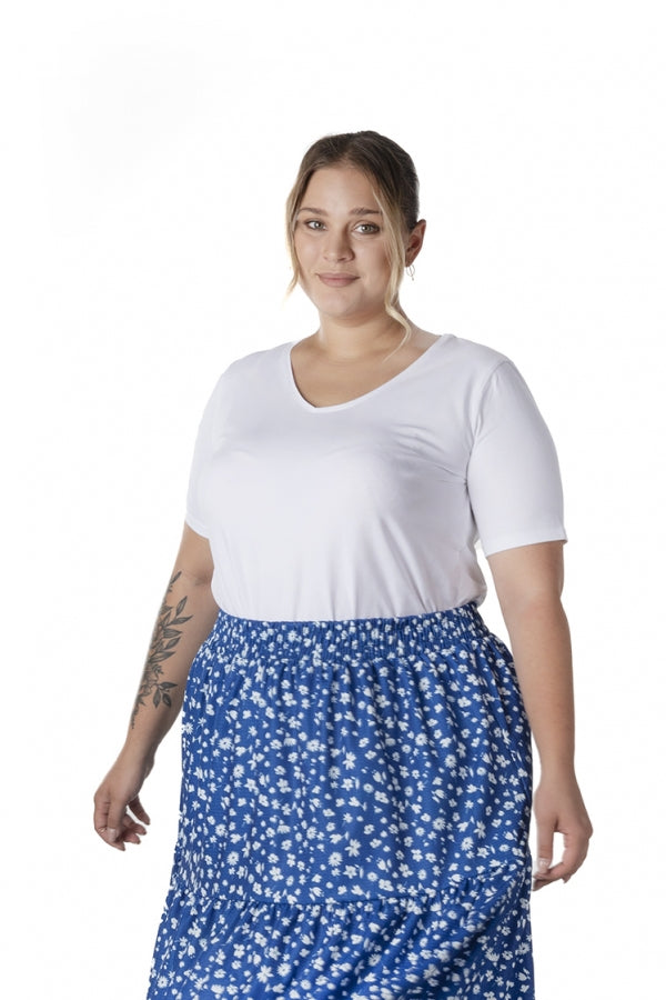 Büyük Beden Kısa Kol Basic T-shirt 12481903 T-shirt Vervegrand