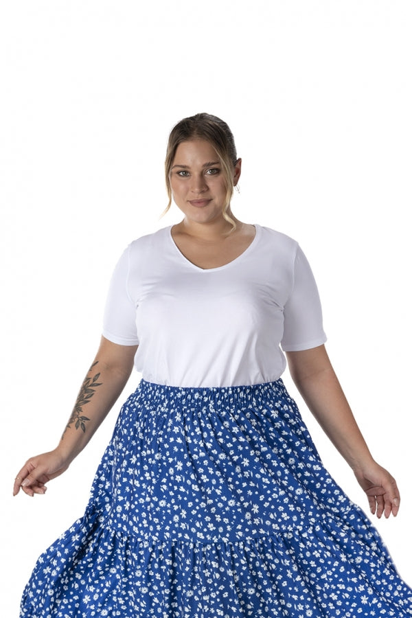 Büyük Beden Kısa Kol Basic T-shirt 12481903 T-shirt Vervegrand