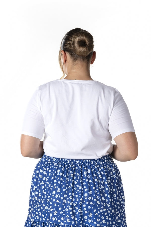 Büyük Beden Kısa Kol Basic T-shirt 12481903 T-shirt Vervegrand