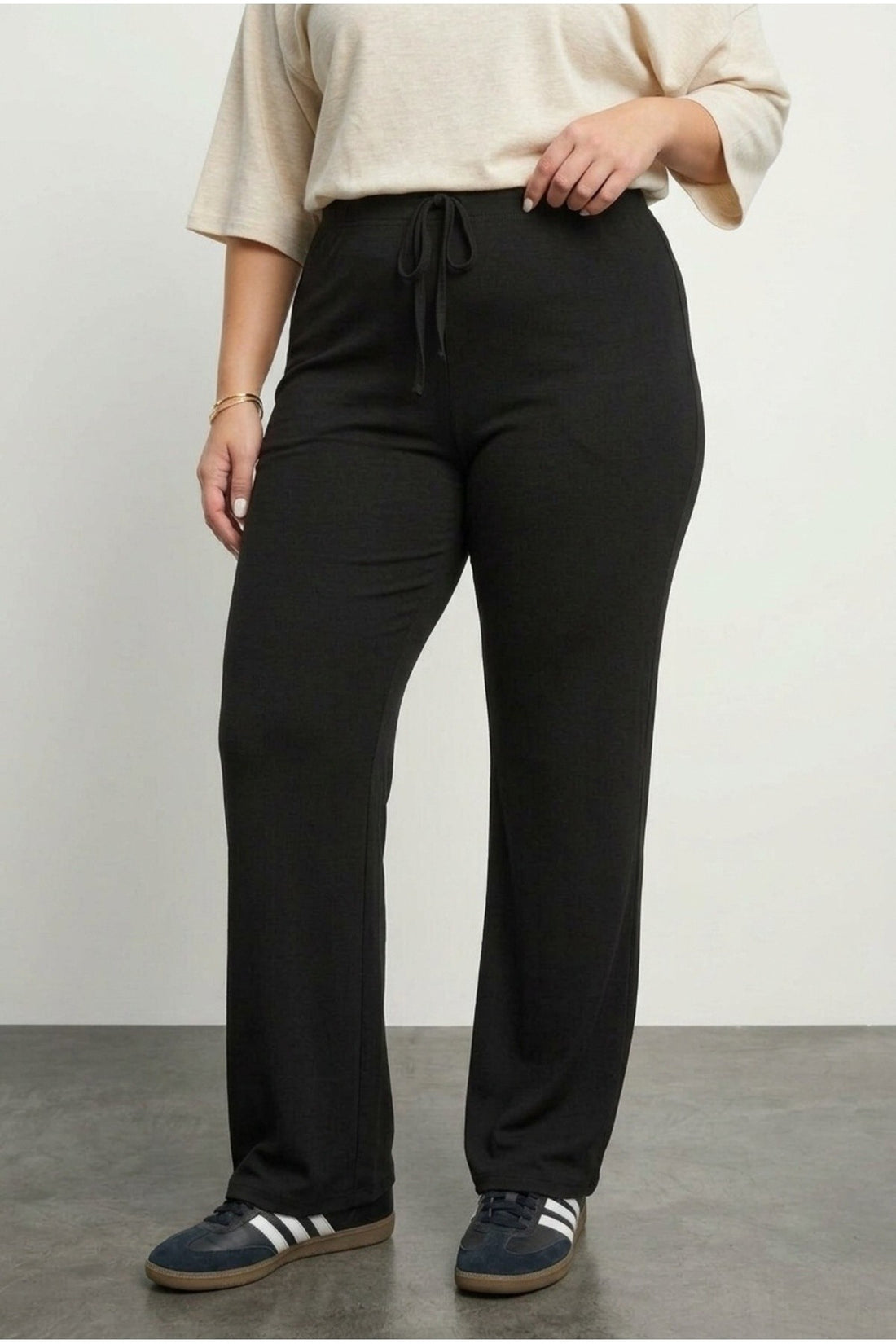 Geniş Paça Esnek Yoga Pantolonu