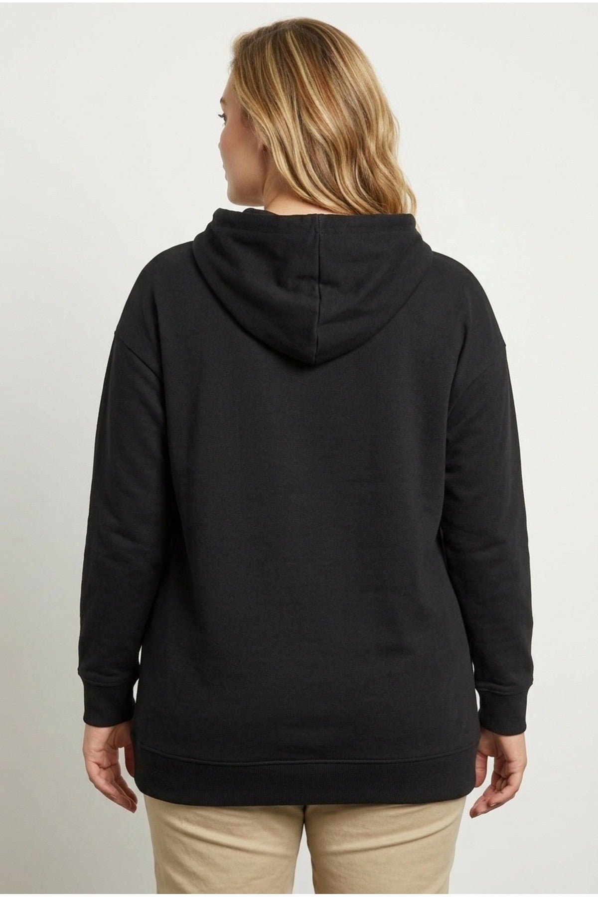 Kapüşonlu Cepli Fermuar Detaylı Sweatshirt 303800