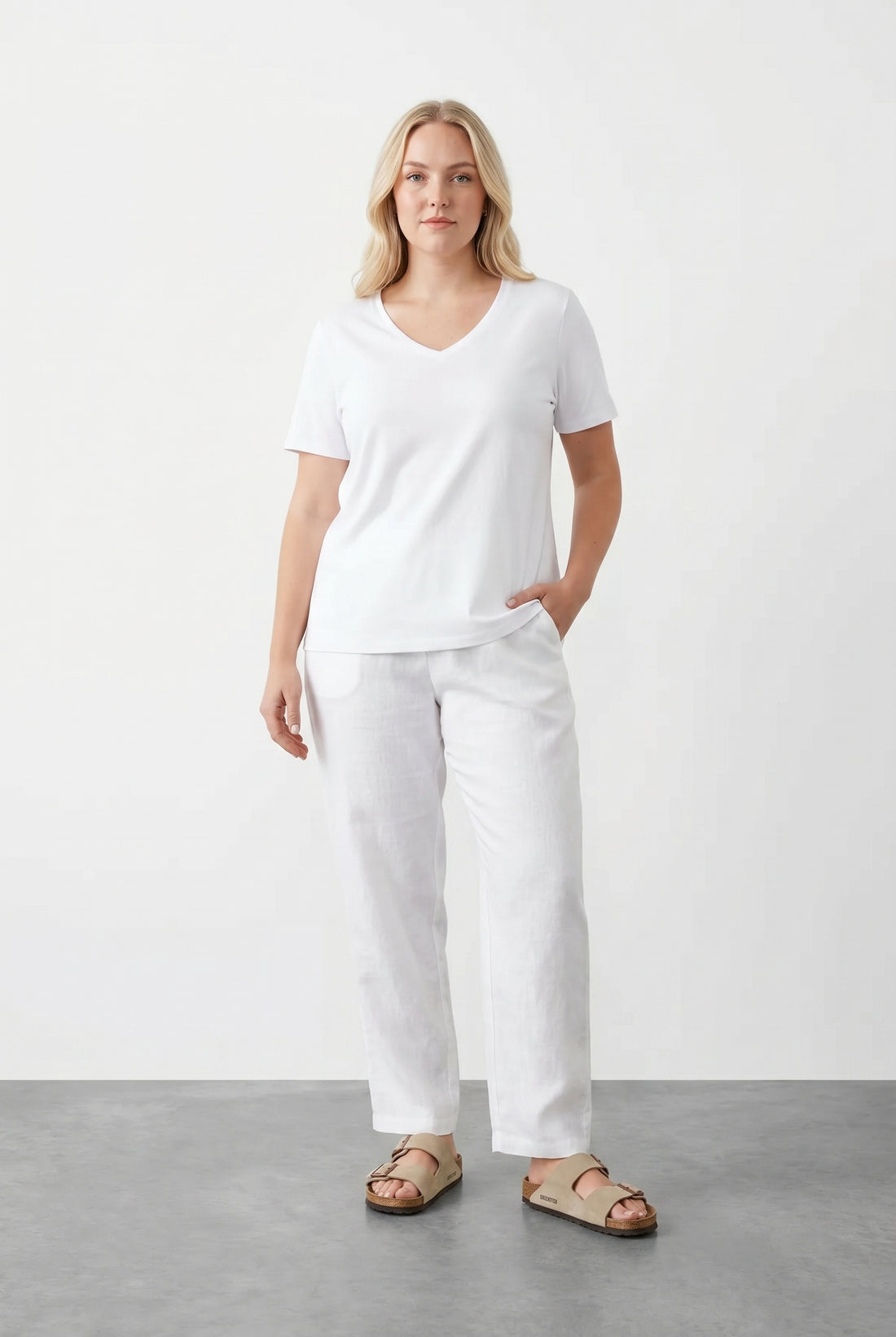 V-Neck Basic T-Shirt