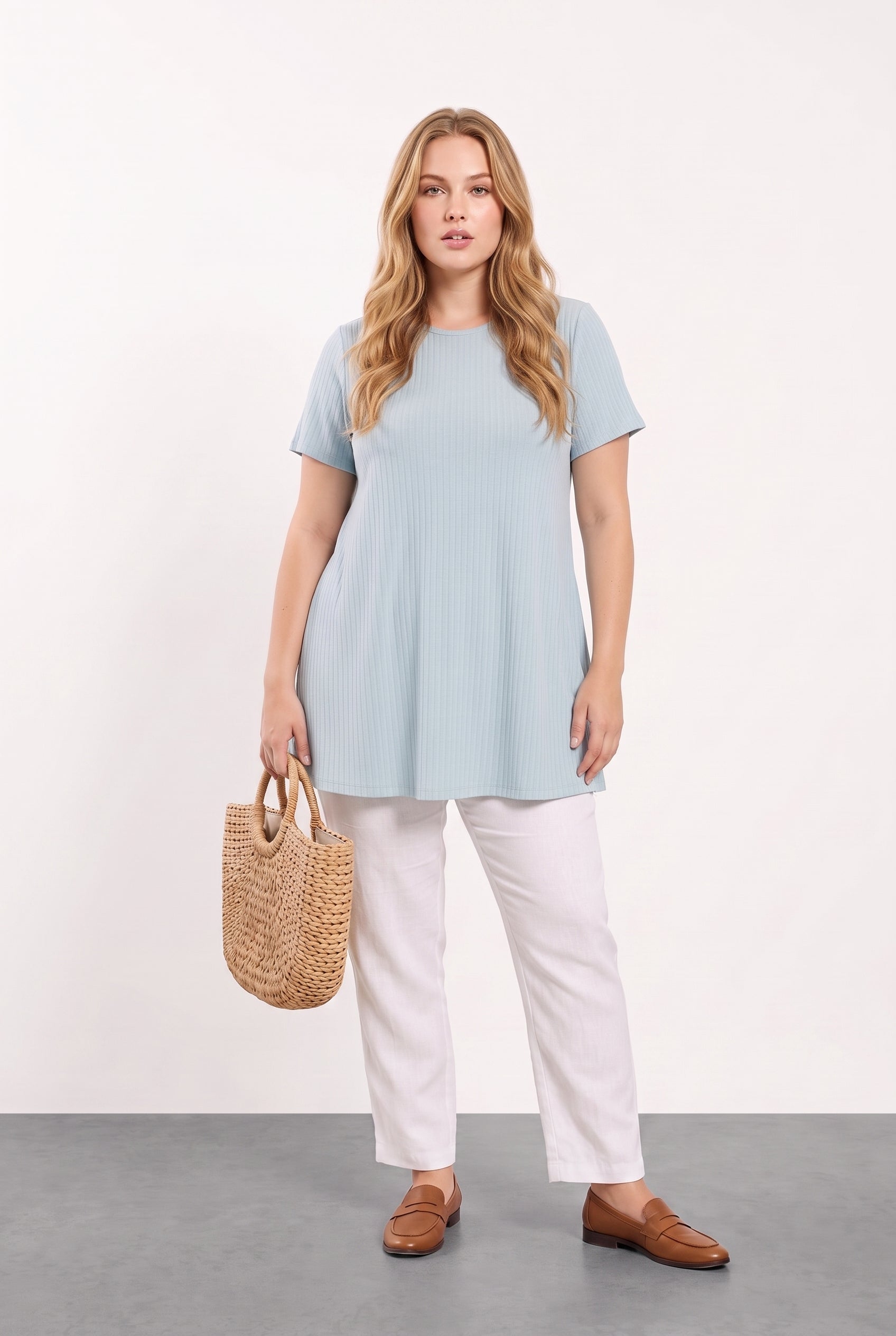 Fitilli Kumaş İnce T-shirt