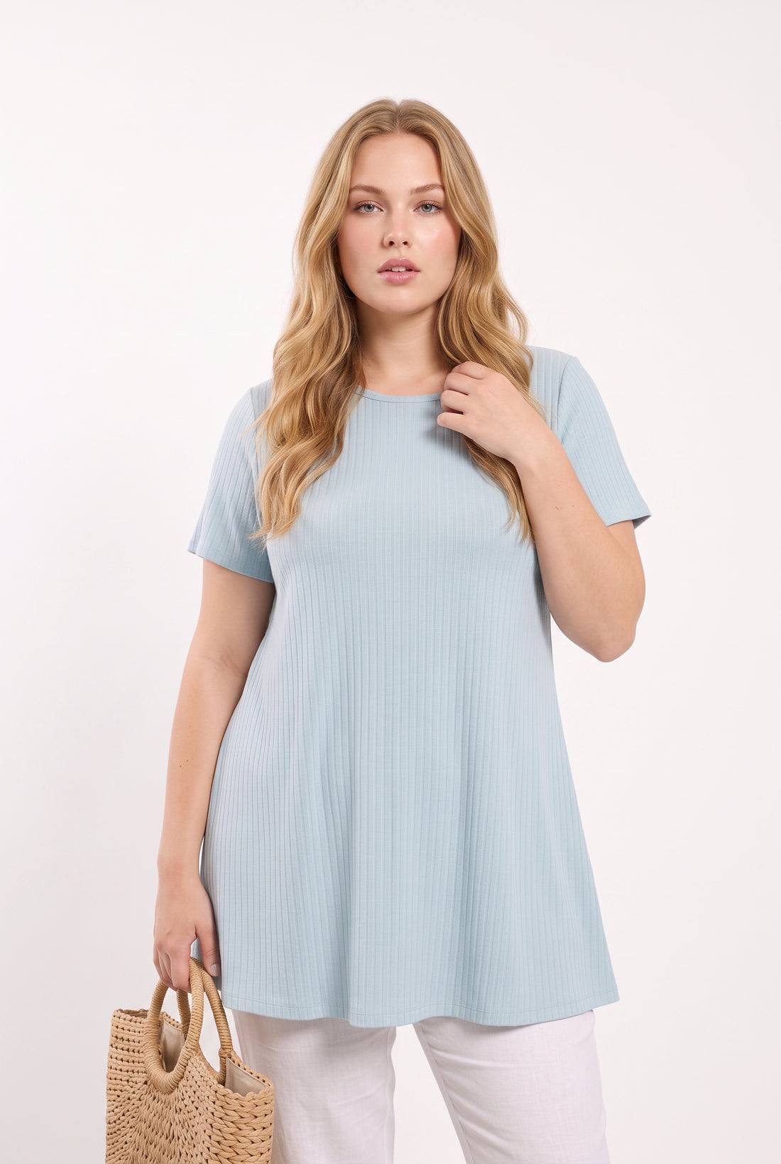 Fitilli Kumaş İnce T-shirt