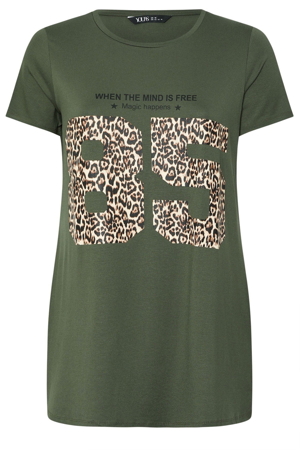 Bisiklet Yaka Kısa Kollu Baskılı T-shirt 304172